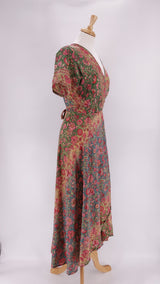 Gabrielle Parker - Francesca Wrap Dress - Wildflower Red - 1051