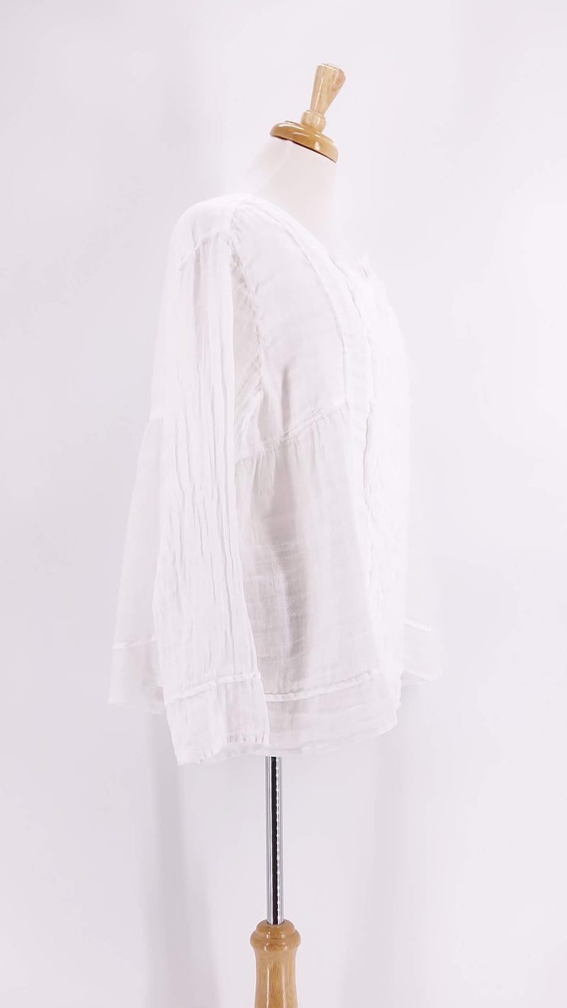 Grizas - Linen Blouse - White - 1282