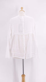 Grizas - Linen Blouse - White - 1282