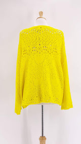 Me369 - Kristina Crochet Top - Yellow - 1374