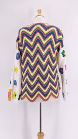 Me369 - Julie Crochet Cardigan - Colourful - 1378