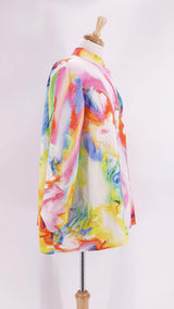 Luukaa - Linen Shirt - Multicolour - 1386