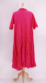 Privatsachen - Kleiderheidin Crinkle Dress - Metoo - 1405