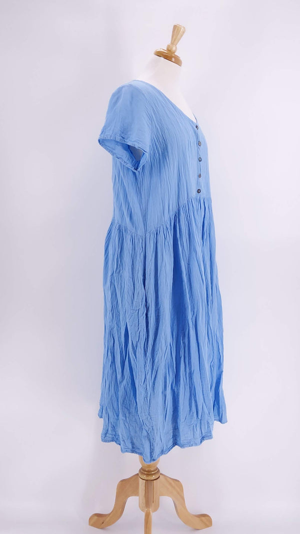 Privatsachen - Nähcafe Dress - Steinblau - 1415