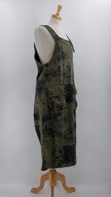 Grizas - NEW SEASON - Pinafore Dress - Olive - 1592