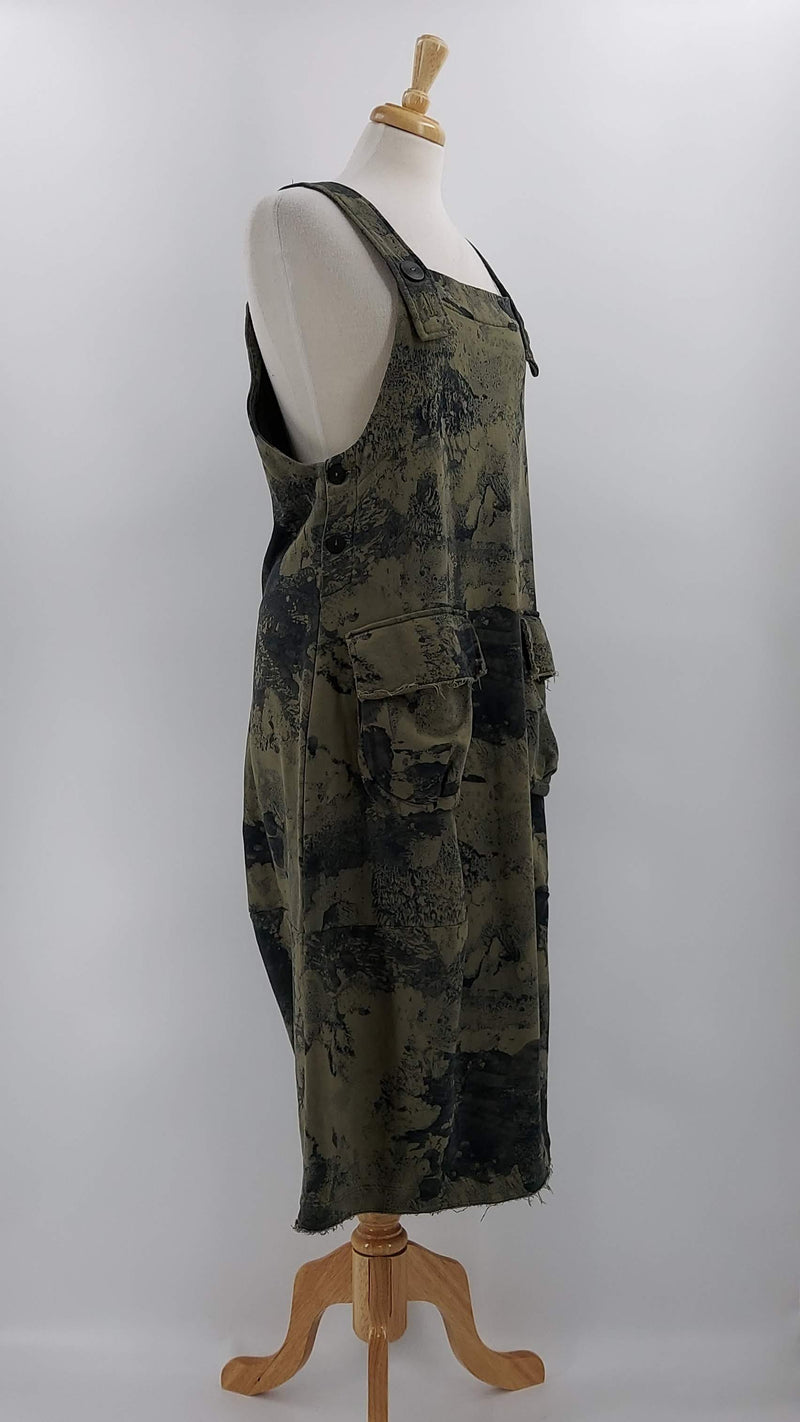 Grizas - Pinafore Dress - Olive - 1592