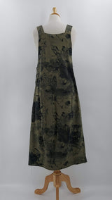 Grizas - NEW SEASON - Pinafore Dress - Olive - 1592