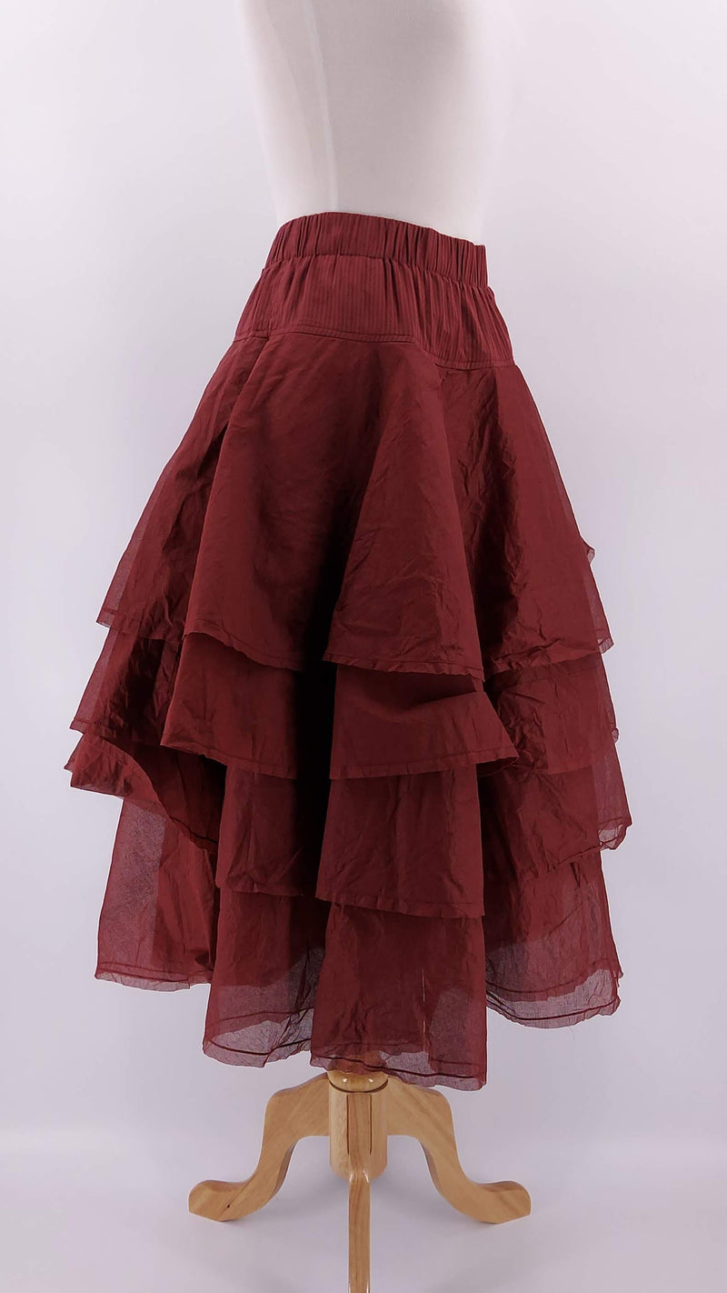 Ewa i Walla - NEW SEASON - Tine Skirt - Burgundy - 1613