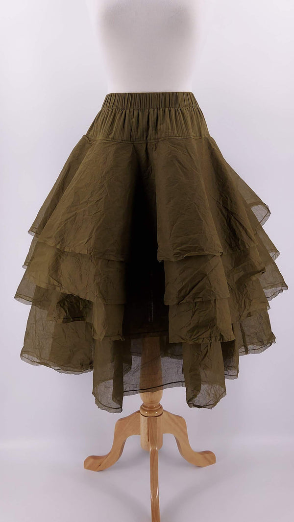 Ewa i Walla - NEW SEASON - Tine Skirt - Olive - 1614