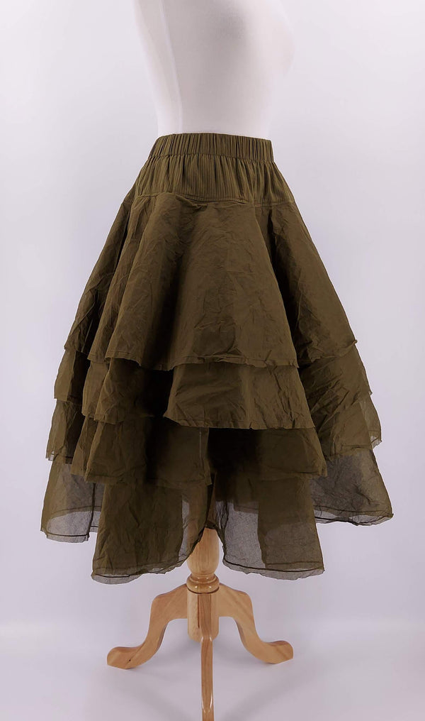 Ewa i Walla - NEW SEASON - Tine Skirt - Olive - 1614