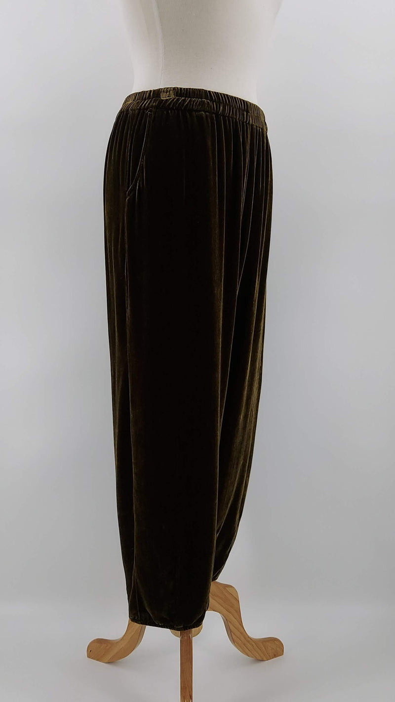 Grizas - Velvet Trousers - Green - 1594