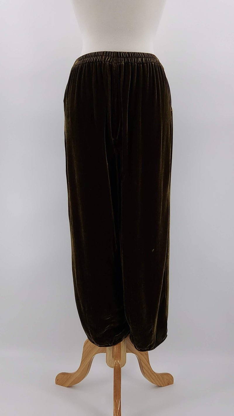 Grizas - Velvet Trousers - Green - 1594