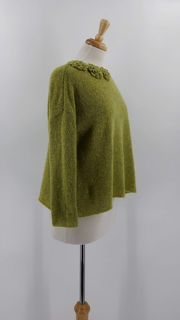 Grizas - NEW SEASON - Flower Jumper - Lime - 1598