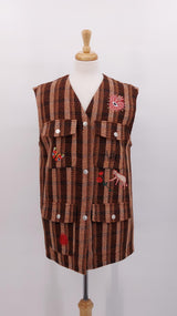 Me369 - Rosie Vest - Brown - 1607