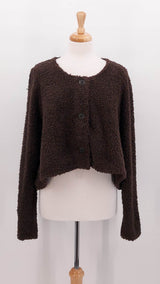 Privatsachen - Waaglos Teddy Cardigan - Teak - 1648