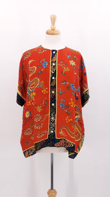 One Hundred Stars - NEW SEASON - Tea Blouse - Dragon Rust - 1699