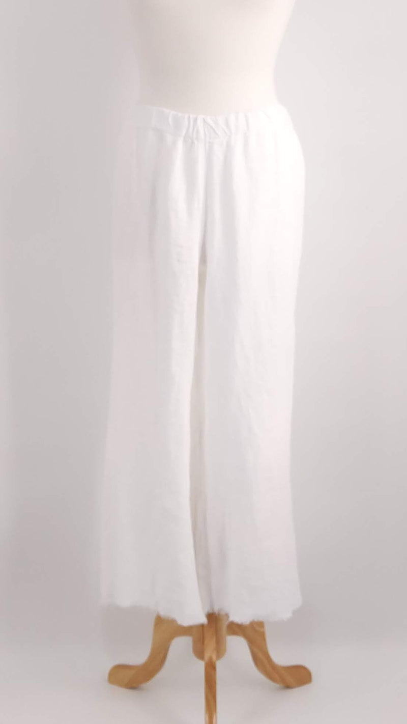 NEW SEASON - Grizas - Linen Trousers - White - 1723