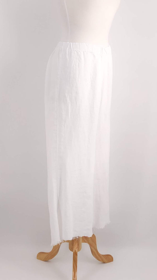 NEW SEASON - Grizas - Linen Trousers - White - 1723