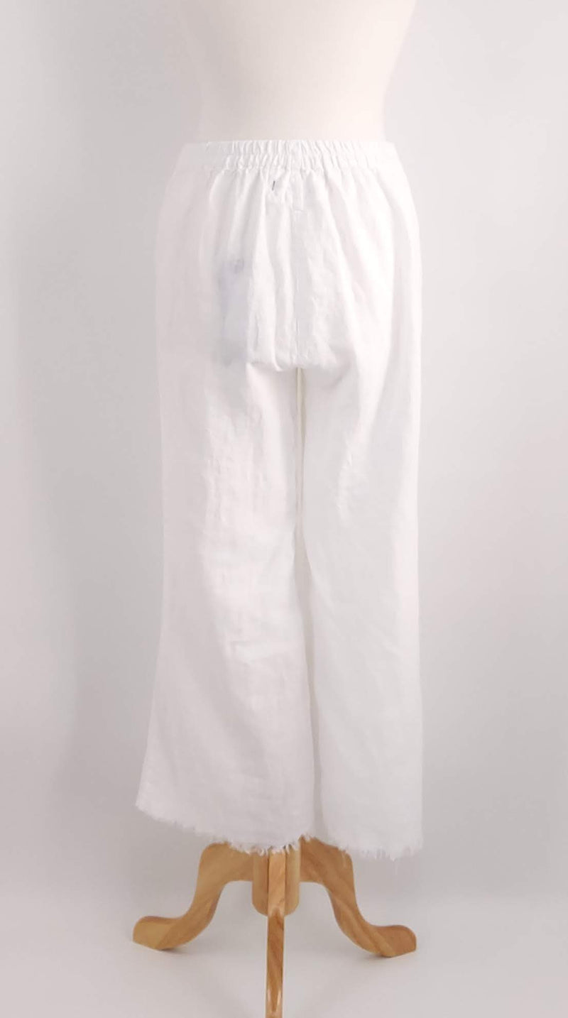 NEW SEASON - Grizas - Linen Trousers - White - 1723