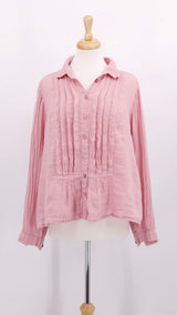 NEW SEASON - Grizas - Crinkle Linen Shirt - 1731