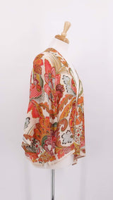 NEW SEASON - One Hundred Stars - Kimono - Fiesta Orange - 1852