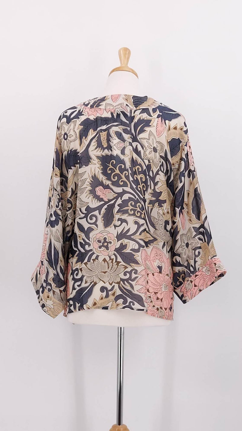 NEW SEASON - One Hundred Stars - Kimono - Block Taupe - 1854
