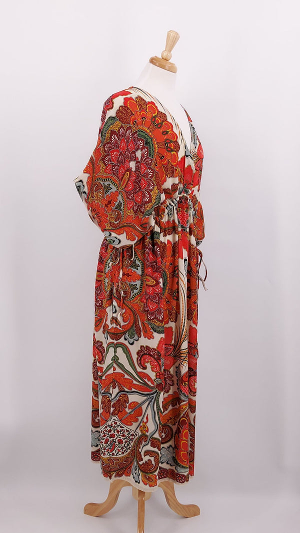 NEW SEASON - One Hundred Stars - String Dress - Fiesta Orange - 1853