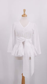 NEW SEASON - Les Filles D'Ailleurs - Blouse - White - 1866