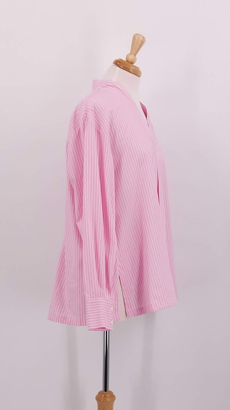 NEW SEASON - Les Filles D'Ailluers - Shirt - Pink Stripes - 1864
