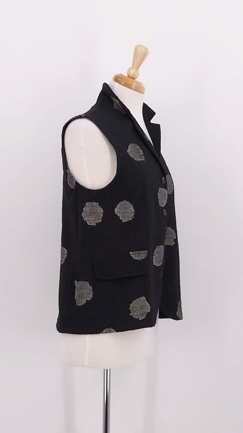 NEW SEASON - Mama b - Kimchi S Waistcoat - Nero - 1867