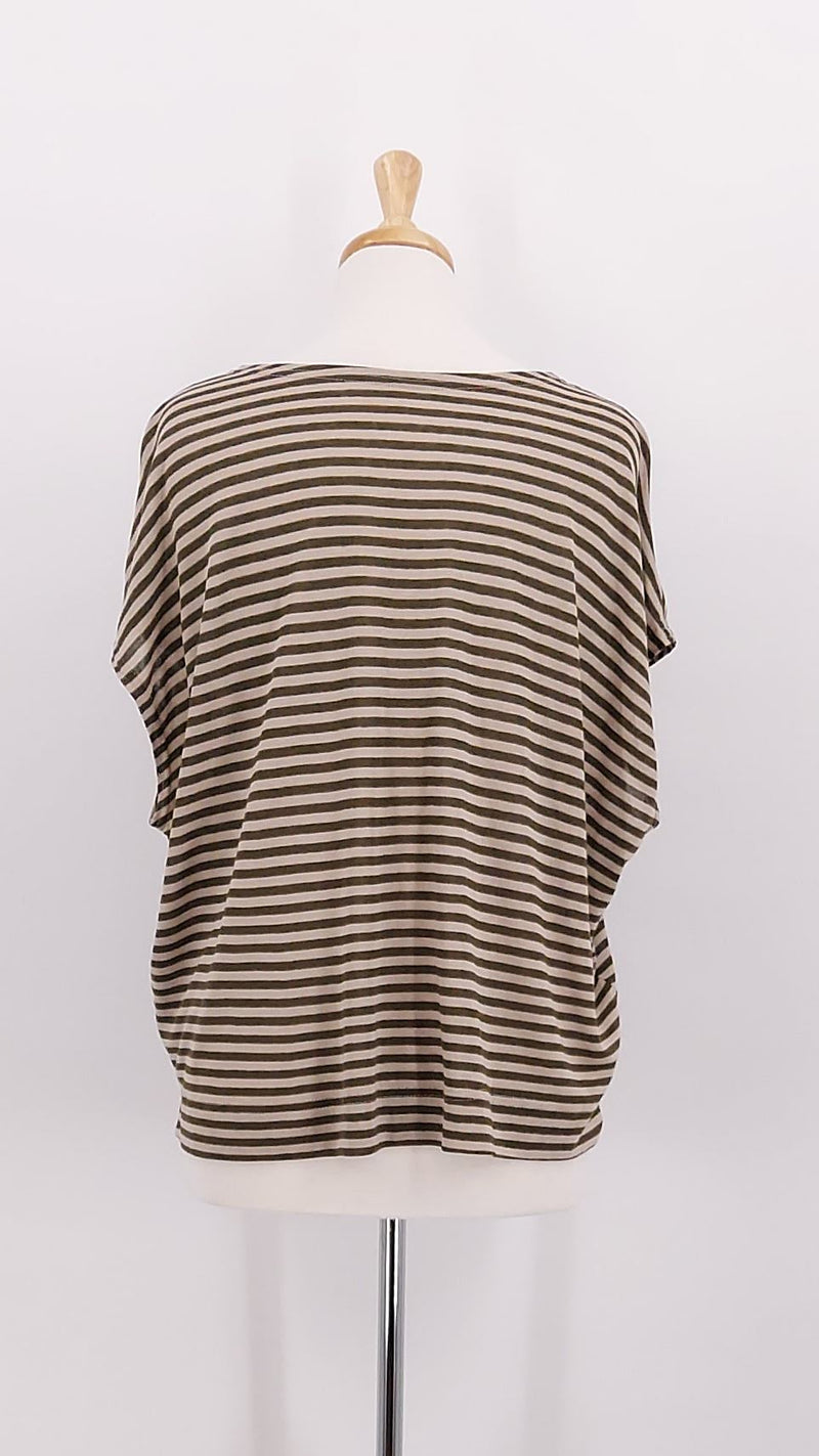 NEW SEASON - Mama b - Lucente LR Top - Alga Stripe - 1872