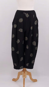 NEW SEASON - Mama b - Bianco S Trousers - Nero - 1868
