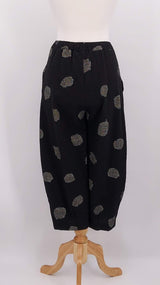 NEW SEASON - Mama b - Bianco S Trousers - Nero - 1868