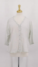 NEW SEASON - Ewa i Walla - Irene Blouse - Soft Jade - 1904
