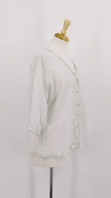 NEW SEASON - Ewa i Walla - Irene Blouse - Soft Jade - 1904