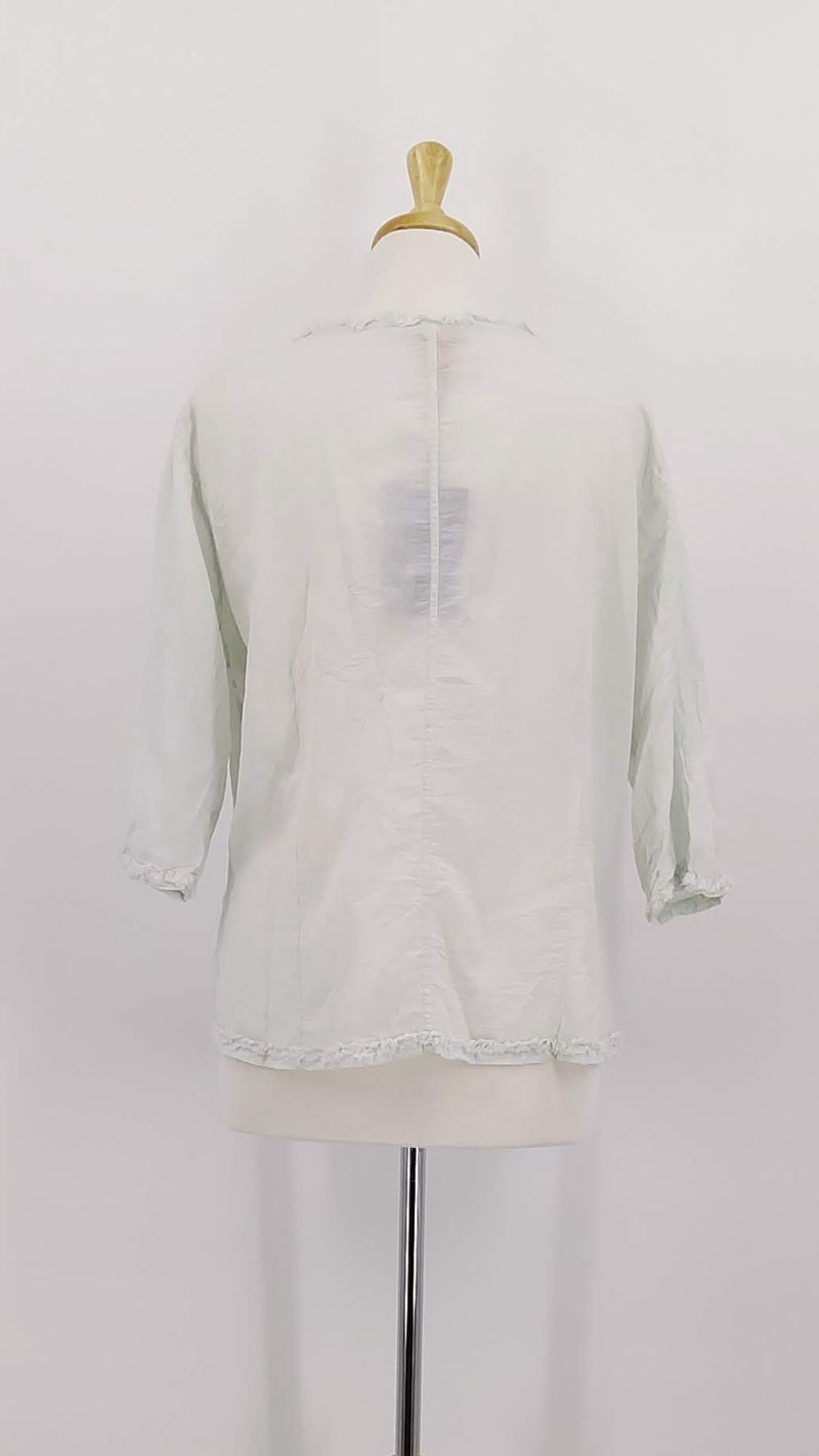 NEW SEASON - Ewa i Walla - Irene Blouse - Soft Jade - 1904