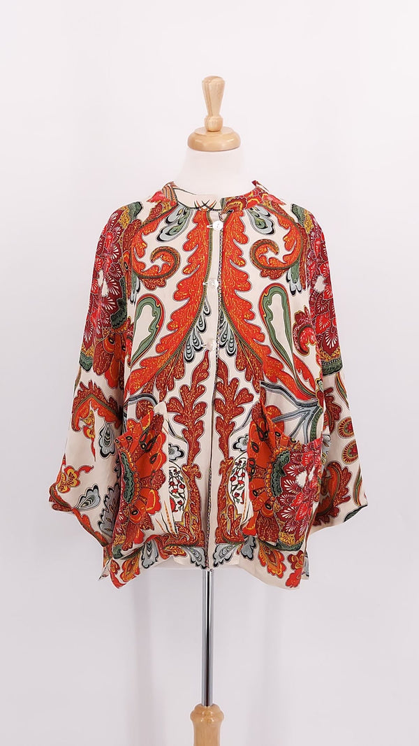 One Hundred Stars - Linen Jacket - Fiesta Orange - 1882