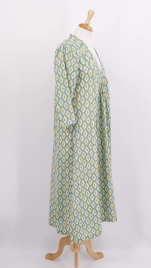 NEW SEASON - Zen Ethic - Mia Dress - Green - 1896