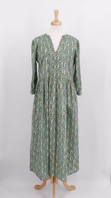 NEW SEASON - Zen Ethic - Matilda Dress - Green - 1885