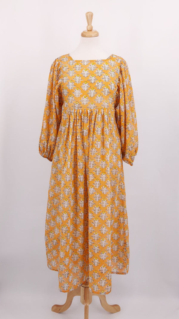 Zen Ethic - Lorette Dress - Orange - 1909