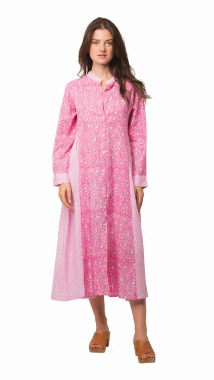 Zen Ethic - Carolina Dress - Aster Cobra Pink - 1515