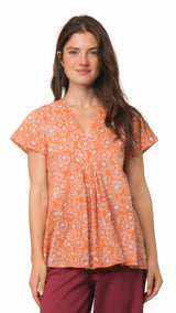 Zen Ethic - Iris Top - Aster Orange - 1521