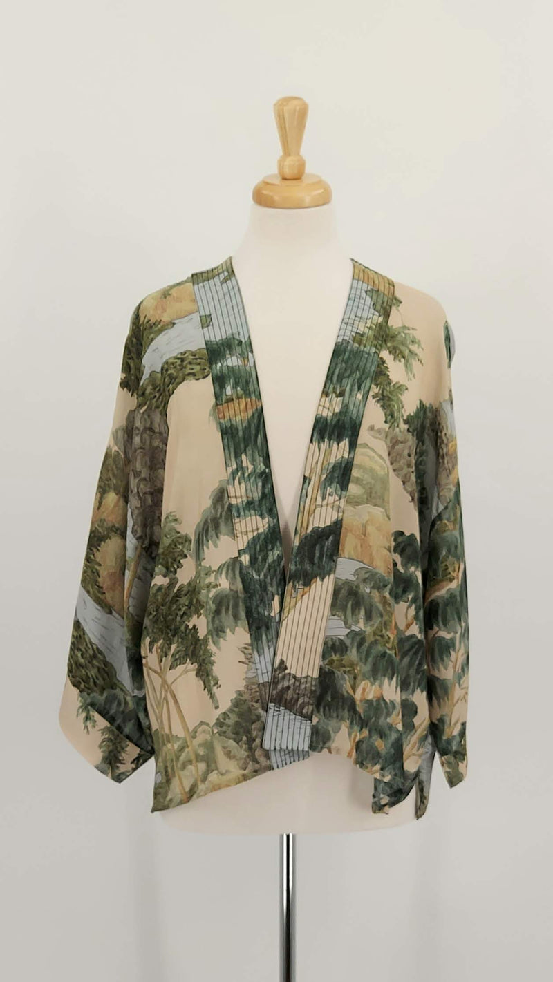 NEW STOCK - One Hundred Stars - Kimono - Rivers and Trees Natural - 1920