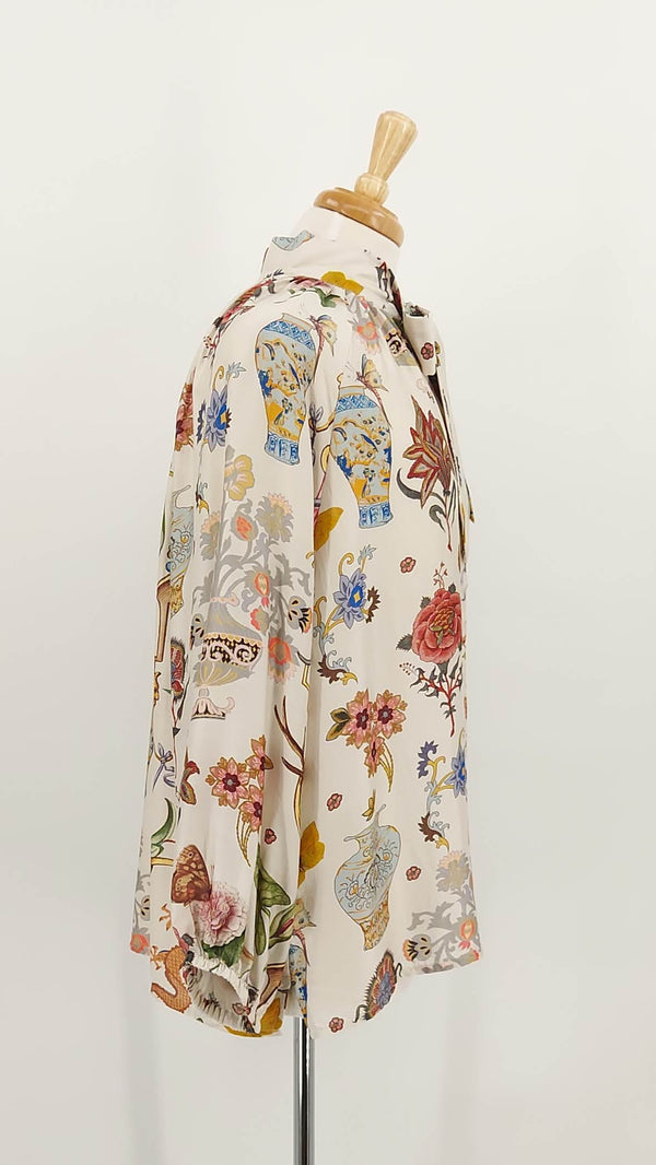 NEW STOCK - One Hundred Stars - Pussy Bow Blouse - Cornucopia Ivory - 1913