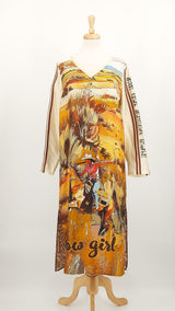 NEW SEASON - Me369 - Violet V-Neck Dress - Rodeo - 1930