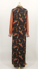 NEW SEASON - Me369 - Kennedy Placket Maxi Dress - Rodeo - 1928