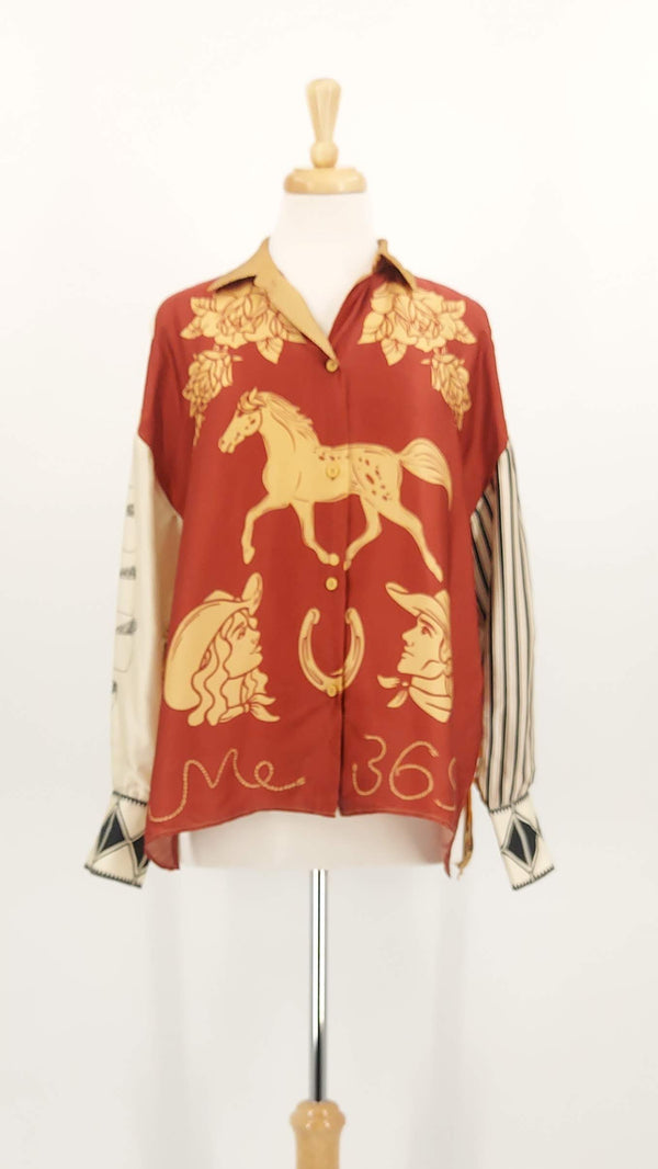 NEW SEASON - Me369 - Parker Collar Shirt - Rodeo - 1927