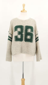 NEW SEASON - Me369 - Laurel Sweater - Sporty Jade - 1925