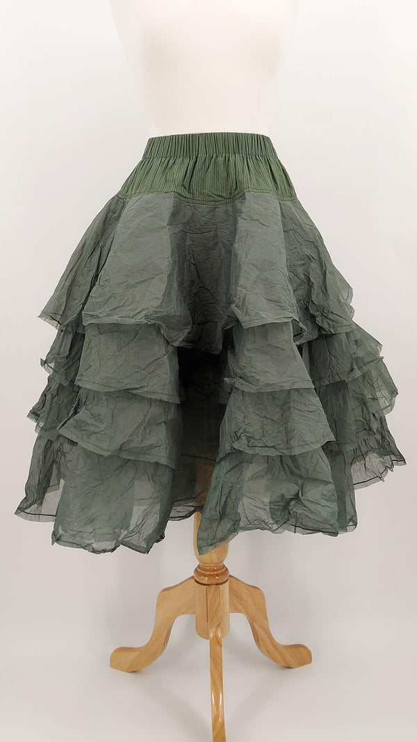 NEW SEASON - Ewa i Walla - Tine Skirt - Forest Green - 1933