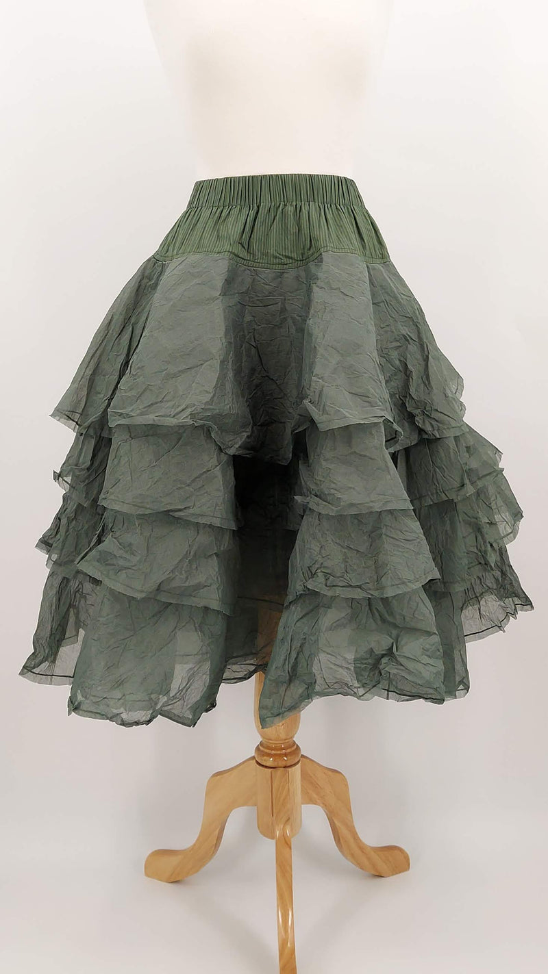 NEW SEASON - Ewa i Walla - Tine Skirt - Forest Green - 1933
